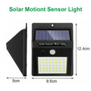 Solar-Powered Outdoor Motion Sensor Led Wall Light
