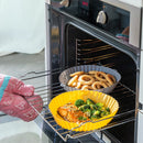 Silicone Baskets with Brush for Air Fryers Mollicon InnovaGoods 2 Units-5