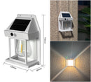 Luxisy DuoGuard – Aplique solar LED de 8 W con sensor