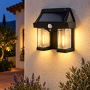 Luxisy DuoGuard – Aplique solar LED de 8 W con sensor